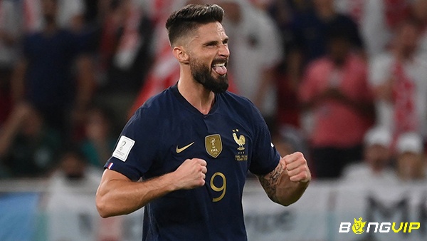 Olivier Giroud tham dự World Cup cho câu lạc bộ Pháp