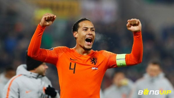 Hậu vệ hay nhất Euro Virgil Van Dijk.