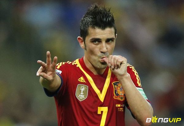 Tiền đạo hay nhất mùa giải World Cup - David Villa.