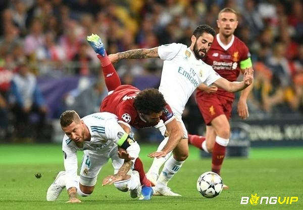 Ví dụ về Kèo cược phạt góc cuối cùng giữa Liverpool và Real Madrid