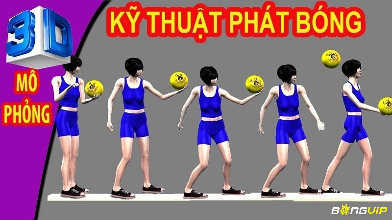 Kỹ thuật phát bóng chuyền