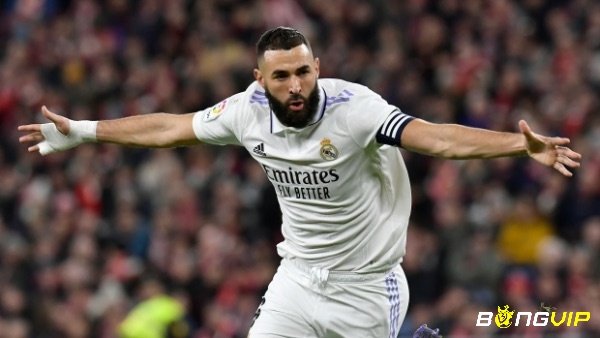 Tiền đạo hay nhất Real Madrid - Karim Benzema. 