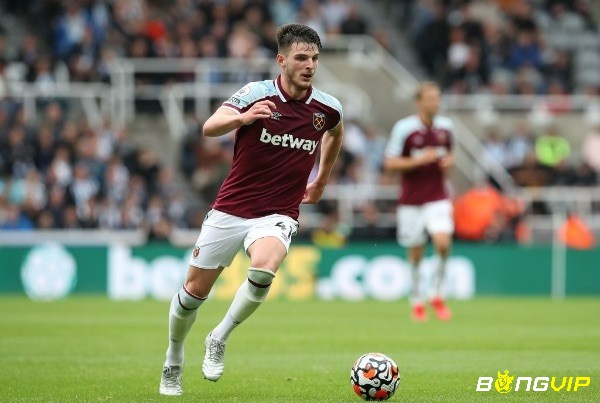 Tiền vệ hay nhất West Ham United - Declan Rice.