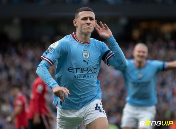 Tiền vệ hay nhất Manchester City - Phil Foden.