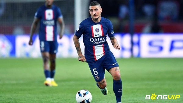 Tiền vệ hay nhất Paris-Saint Germain - Marco Verratti.