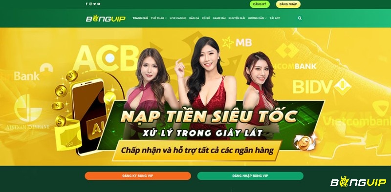 Nạp và rút tiền nhanh chóng