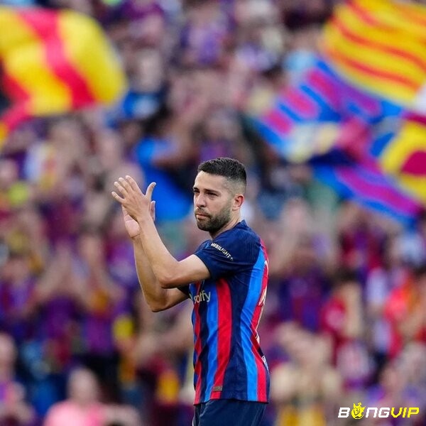 Jordi Alba có 459 lần ra quân cho Barcelona