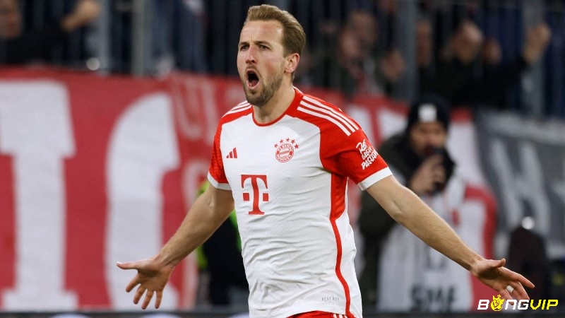 Harry Kane hiện tại đang dẫn đầu top cầu thủ ghi bàn nhiều nhất Bundesliga mùa giải hiện tại