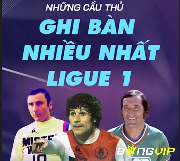 Top cầu thủ ghi bàn nhiều nhất Ligue 1 trong lịch sử