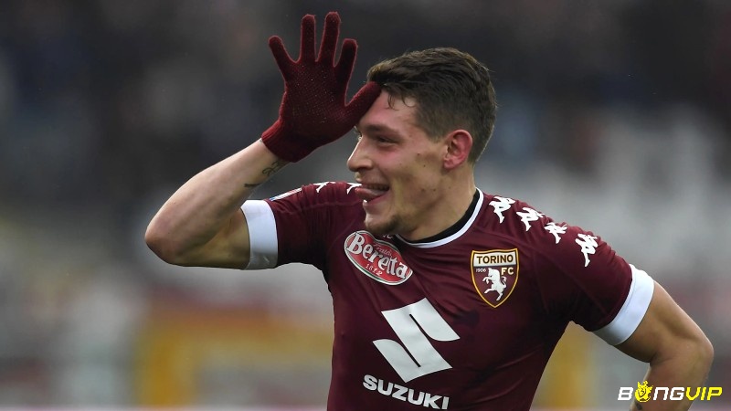 Top tiền đạo hay nhất Serie A đáng chú ý là Andrea Belotti (Torino)