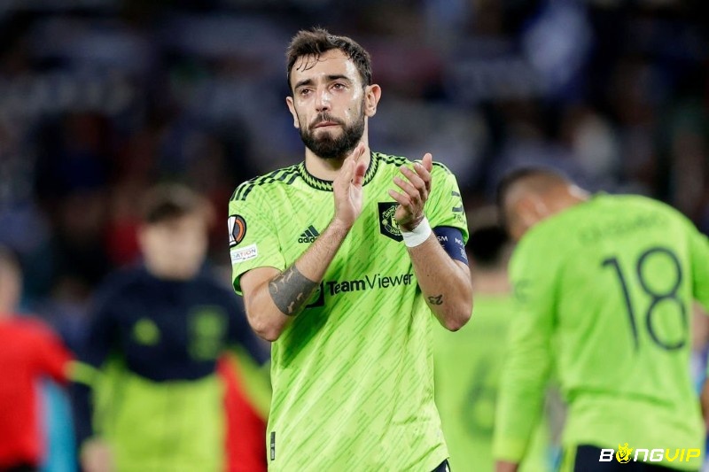 Top tiền vệ hay nhất cúp C2: Cầu thủ Bruno Fernandes