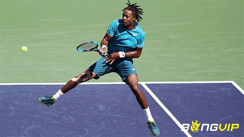 Gael Monfils đạt được điểm ace trong tennis tốt nhất trong sự nghiệp