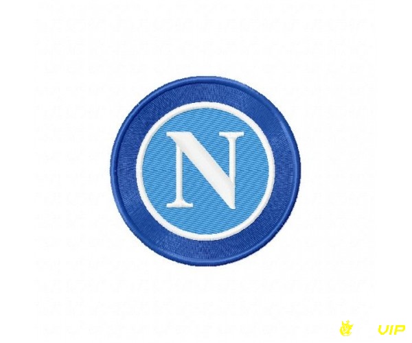 Logo Napoli được thiết kế trên 1 con ấn hình tròn do 3 vòng tròn tạo lên