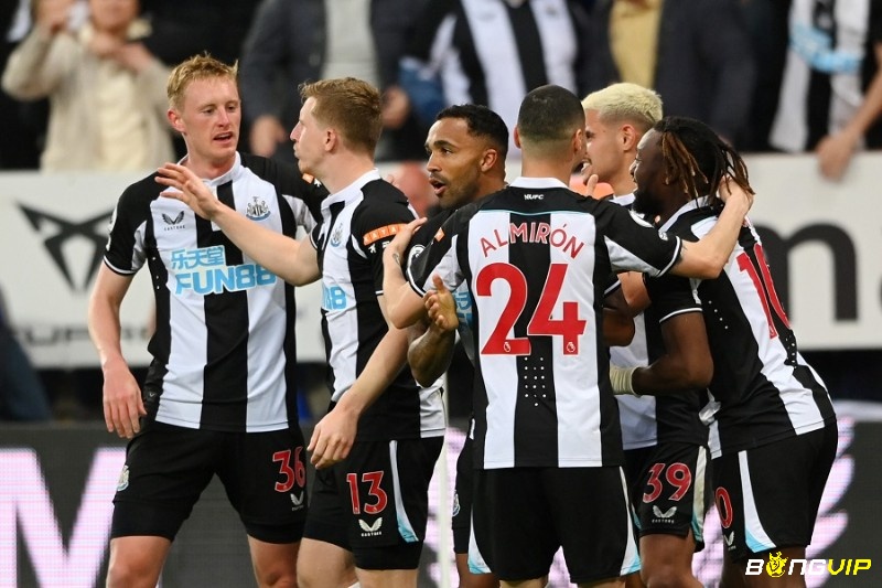 Áo đấu của CLB Newcastle United lấy màu áo trắng đen làm chủ