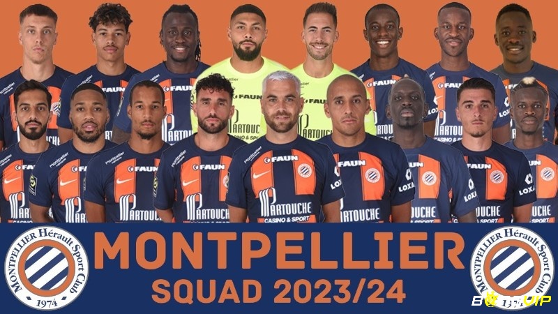 Danh sách cầu thủ mới nhất 2023/24 của CLB Montpellier