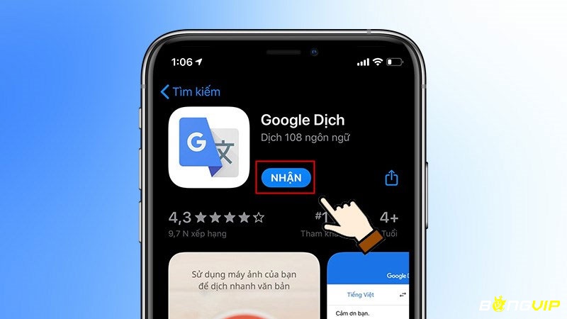 Sử dụng Google Dịch để truy cập Bongvip khi bị chặn