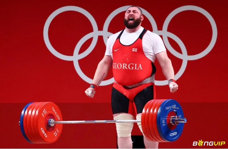 Kỷ lục thế giới cử tạ - Lasha Talakhadze lập kỷ lục tổng cử 488kg tại Olympic Tokyo 2020