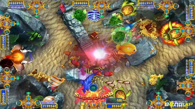 Mẹo ngắm bắn hiệu quả giúp tăng tỷ lệ trúng cá trong game bắn cá offline.