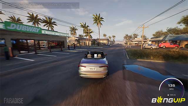 Game Paradise mô phỏng đua xe và các hoạt động hàng ngày khác của con người như ngoài cuộc sống thực