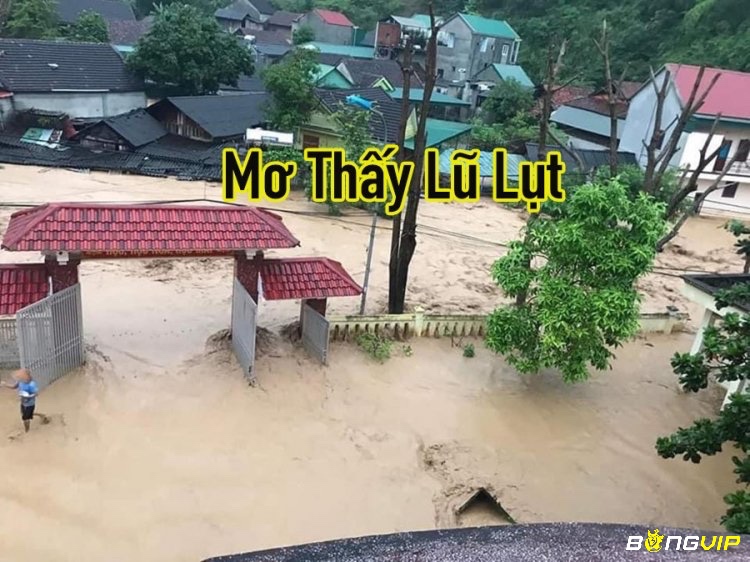 Giấc mơ ngập lụt theo quan niệm dân gian tượng trưng cho sự thay đổi và may mắn dựa trên chi tiết giấc mơ