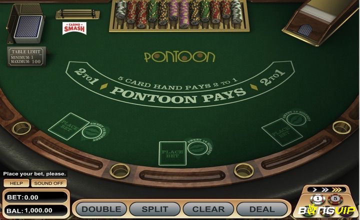 Chi tiết luật chơi Pontoon dành cho anh em cược thủ