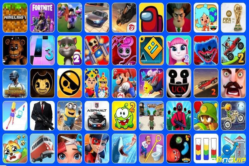 Khám phá game android miễn phí cùng bongvip.io ngay nhé!
