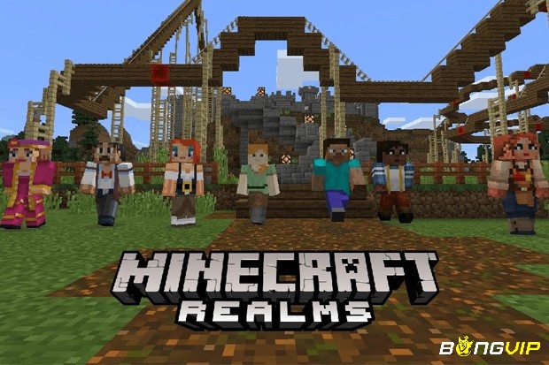 Minecraft Realms – tự do sáng tạo thành phố mơ ước với đồ họa ray tracing lung linh và cộng đồng khổng lồ