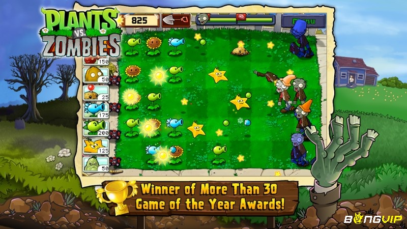 Game Plants vs. Zombies là một tựa game về zombie dễ thương và quen thuộc với nhiều thế hệ